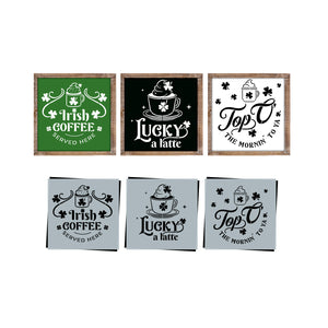 Irish Coffee Mini Sign Stencils (3 Pack)-St. Patricks Day-Essential Stencil