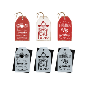 Baked with Love Mini Tags Stencil Set (3 Pack)-Valentine-Essential Stencil