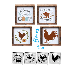 Don't Ruffle My Feathers + Bonus Set-Essential Stencil