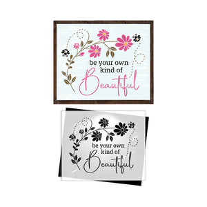Be Your Own Kind of Beautiful (FREE GIFT $65+)-free_gift-Essential Stencil