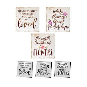 Sentimental Mini Sign Stencil (3pk)-Mother's Day-Essential Stencil