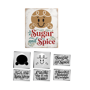 Sugar & Spice Gingerbread Stencil Set