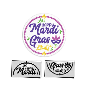 Mardi Gras Door Hanger Sign Stencil-Mardi Gras-Essential Stencil
