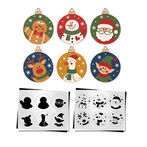 Christmas Character Ornament Stencils