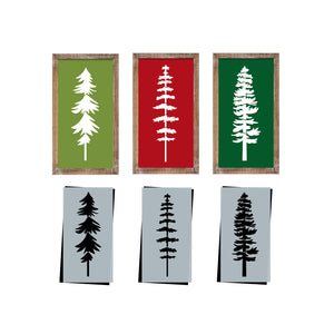 Pine Trees Stencil Set-Christmas-Essential Stencil