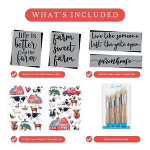Better on the Farm Bundle-Essential Stencil
