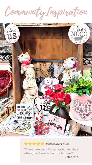 Love is in the Air Mini Stencil Bundle-Essential Stencil