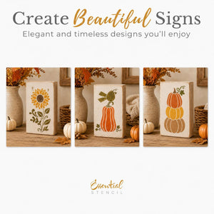 Harvest Perch Mini Stencil Set-Fall-Essential Stencil