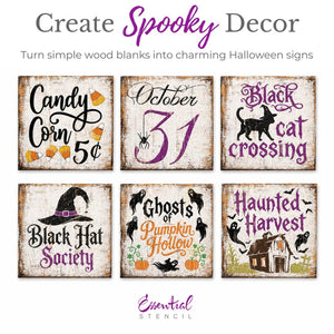 Farmhouse Halloween Stencil Set-Halloween-Essential Stencil