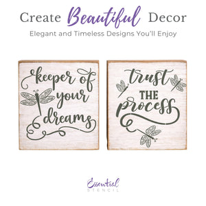 Keeper of Dreams Stencil Set (2pk)-Collaboration Bundle-Essential Stencil
