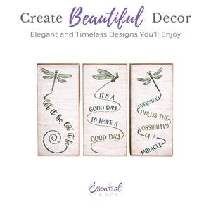 It's a Good Day Dragonfly Stencil Set (3pk)-Collaboration Bundle-Essential Stencil