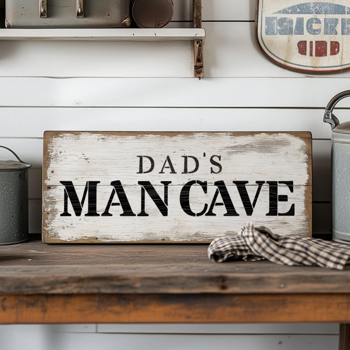 Man Cave Stencil Set-Fathers Day-Essential Stencil