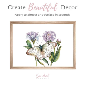 Wings of Wonder Butterfly Rub-on Transfer Set-Rub-on Transfer-Essential Stencil