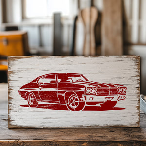 Muscle Cars Stencil 3pk-Fathers Day-Essential Stencil