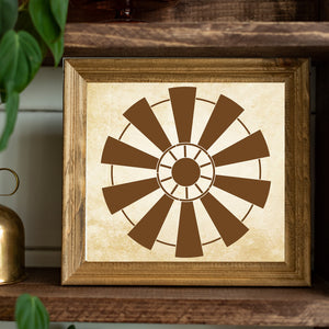 Windmill Sign Stencil-Pattern-Essential Stencil