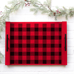 Buffalo Check Stencil + Bonus-Christmas-Essential Stencil