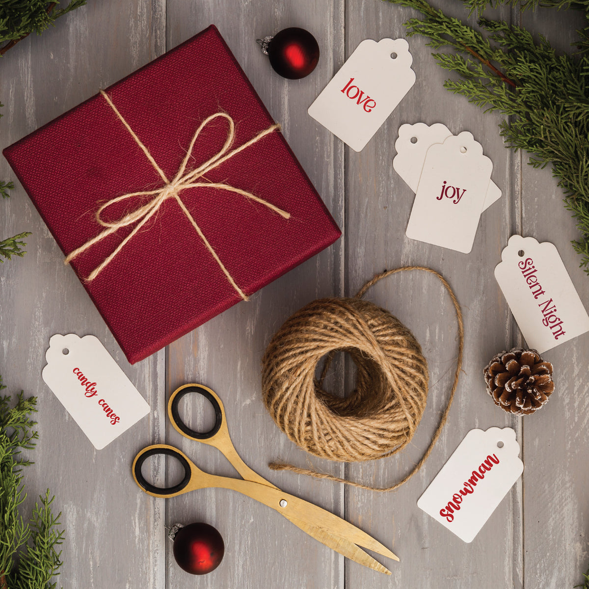 1-inch Christmas Words Stencil Set (40pcs)-Christmas-Essential Stencil