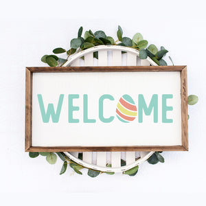 Customizable Easter Welcome Stencil Set-Easter-Essential Stencil