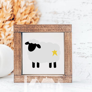 Primitive Sheep 12x12 Stencil-Fall-Essential Stencil