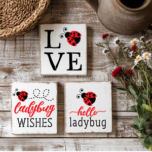 Ladybug Wishes Mini Stencil Set (4pcs)-Summer-Essential Stencil