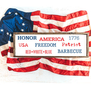 4th of July 1" Word Stencil Set – 20pcs-Patriotic-Essential Stencil