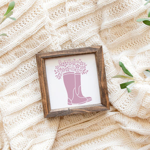 May Flowers Mini Sign Stencils (3 Pack)-Spring-Essential Stencil