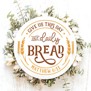 Matthew 6:11 12x12 1pc-Scripture-Essential Stencil