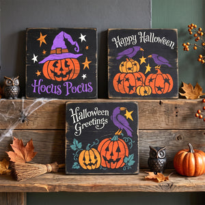 Primitive Halloween Stencil Set-Halloween-Essential Stencil