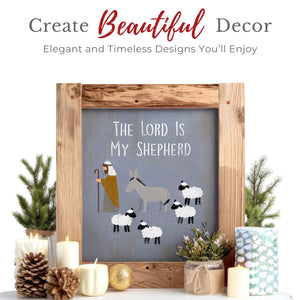 Shepherd & Stable Animals Stencil-Christmas-Essential Stencil