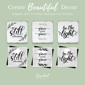 Be Still Mini Set (3 Pack)-Scripture-Essential Stencil