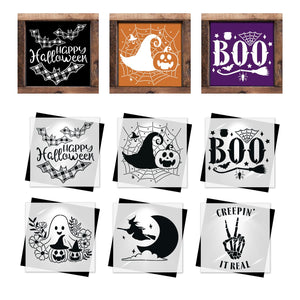 Delightfully Spooky Mini Stencil (6 Pack)-Halloween-Essential Stencil