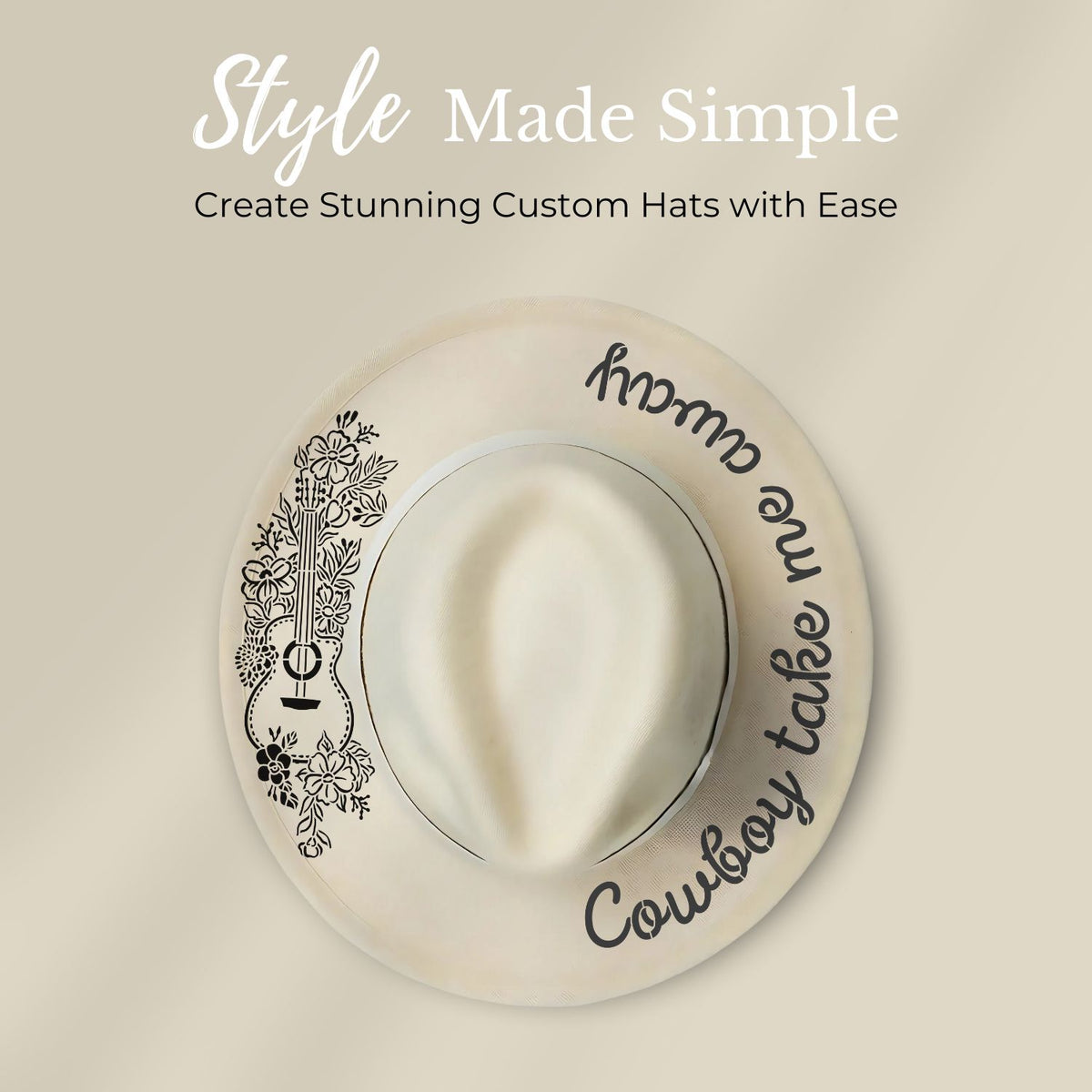 Country Love Hat Stencil Set-Hat Stencil-Essential Stencil