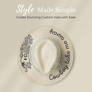 Country Love Hat Stencil Set-Hat Stencil-Essential Stencil