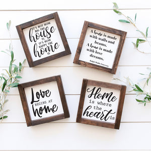 Love Begins at Home Sign Stencil-Collaboration-Essential Stencil