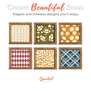 Fall Mini Patterns (6 Pack)-Home-Essential Stencil