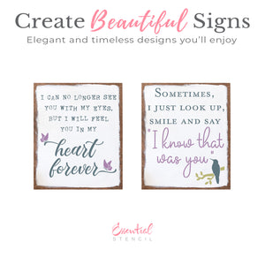 Memorial 10x12 2pc-Mother's Day-Essential Stencil