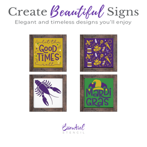 St. Patrick's & Mardi Gras 2026 Bundle-Stencil-Essential Stencil