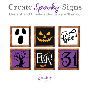 October Nights Mini Stencil (6pk)-Halloween-Essential Stencil