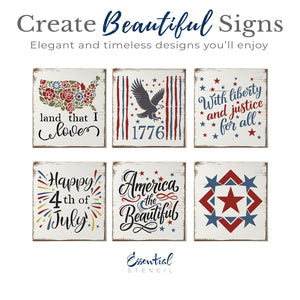 1776 Mini Set-Patriotic-Essential Stencil