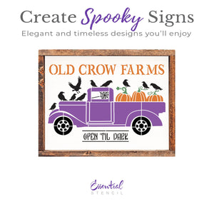 Old Crow Farms Stencil-Halloween-Essential Stencil