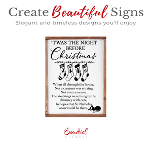 'Twas the Night Before Christmas Stencil-Christmas-Essential Stencil