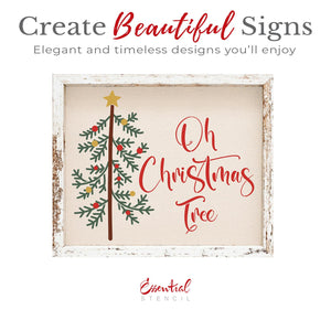 Oh Christmas Tree Stencil-Christmas-Essential Stencil