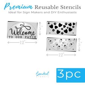 Welcome to Our Strawberry Patch Door Hanger Stencil-Summer-Essential Stencil