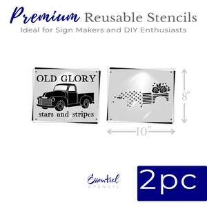 Patriotic 2026 Stencil Bundle-Patriotic-Essential Stencil