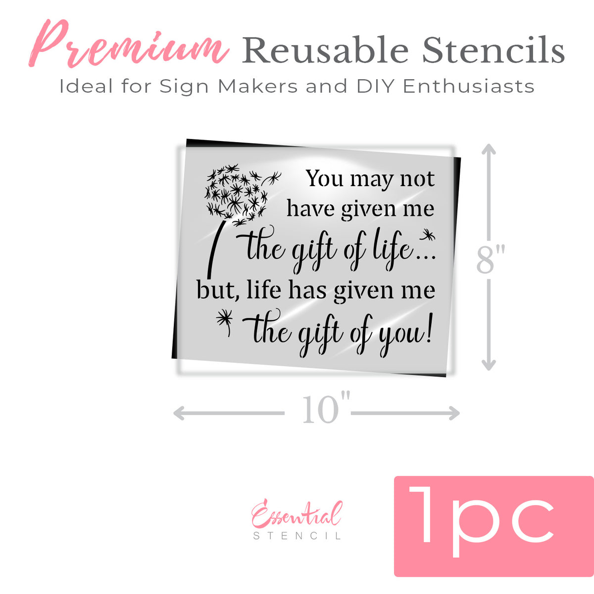 Bonus Mom Stencil-Mother's Day-Essential Stencil