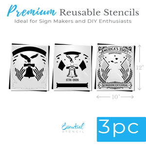 Patriotic 2026 Stencil Bundle-Patriotic-Essential Stencil