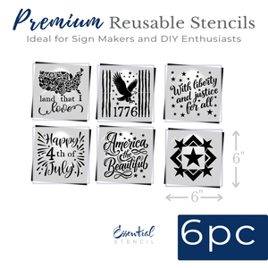 Patriotic 2026 Stencil Bundle-Patriotic-Essential Stencil