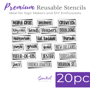 St. Patrick's & Mardi Gras 2026 Bundle-Stencil-Essential Stencil