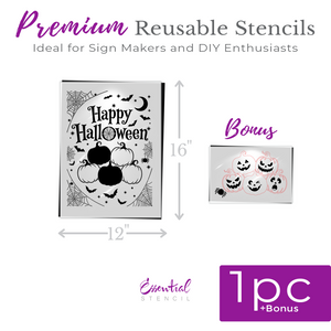 Happy Halloween Stencil-Halloween-Essential Stencil