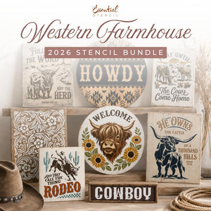 Western Farmhouse 2026 Bundle-Bundle-Essential Stencil
